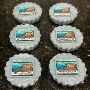 NEW Yankee Candle Riveria Escape Tarts Wax Melts Candles RARE 6 count HTF